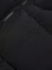 Mens Wide Baffle Gilet in Black