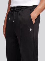 Mens Smart Interlock Jogger in Black Bright White DHM