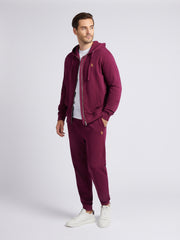 Mens Double Horsemen Loopback Jogger Grape Wine