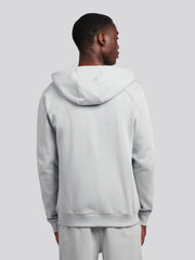 Mens Double Horsemen Zip Hoodie in High Rise