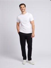 Mens Comfort Drawstring Smart Jogger in Black
