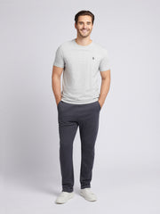 Mens Comfort Drawstring Smart Jogger in Ebony