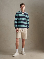 Mens Classic Stripe Rugby Shirt Arctic
