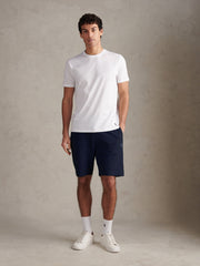 Mens Twill Texture Jersey Short Dark Sapphire Navy / Moonlight Blue DHM