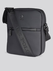 Mens Arrowhead Crossbody Bag in Black
