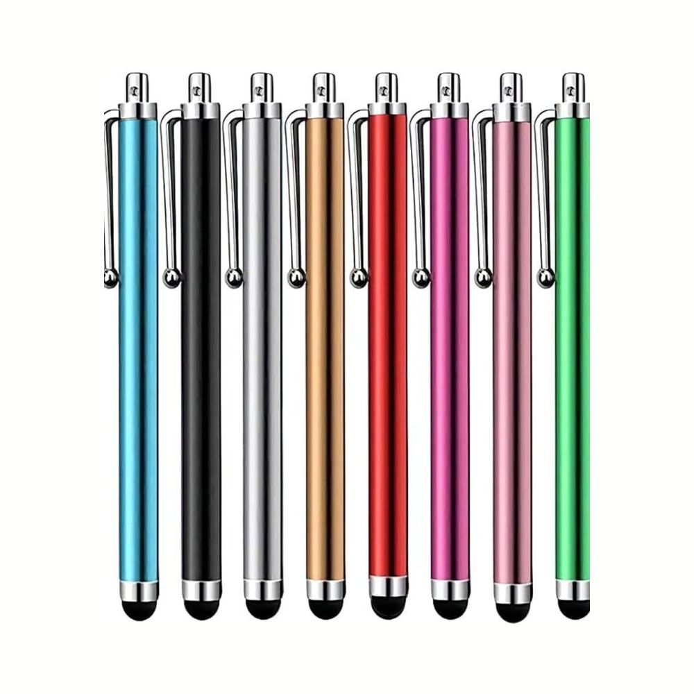 Mixed colour/style stylus pens for touch screens, compatible with iPads and tablets, by Phone Base.