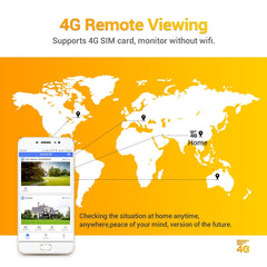 ESCAM QF450 HD 1080P 4G EU Version Solar Powered IP Camera without Memory, Support Two-way Audio & PIR Motion Detection & Night Vision & TF Card, without Memory