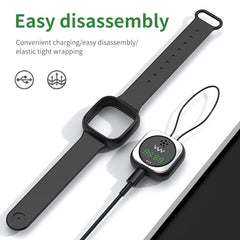 F9 Outdoor Silica Gel Mosquito Repellent Wristband with Clock, F9 (Black), F9 (White)
