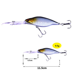 HENGJIA 5 PCS/Kit Popular Fishing Lures Bait Bionic Kit, Mix001