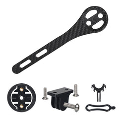 TOSEEK Full Carbon Fiber Road Bicycle Code Table Holder For Garmin Series(Gloss), For Garmin Series(Gloss)