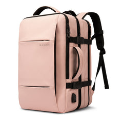 BANGE Business Backpack Men Travel Waterproof Large Capacity Computer Shoulders Bag, Business Backpack (Blue), Business Backpack (Pink), Business Backpack (Black)