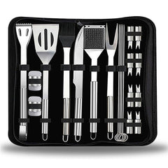 20 in 1 Outdoor Tableware Set Camping Barbecue Tableware Picnic Tool Set, 20 in 1
