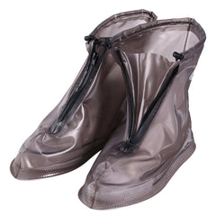 Fashion PVC Non-slip Waterproof Thick-soled Shoe Covers Size: XXL, XXL, Size: XXL