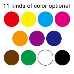 1000 PCS Round Shape Self-adhesive Colorful Mark Sticker Mark Label