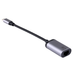 Type-C / USB-C Male to Gigabit RJ45 Female Adapter Converter, Gigabit RJ45 Female