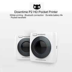 PAPERANG P2 Portable Bluetooth Printer Thermal Photo Phone Wireless Connection Printer, P2 White