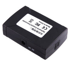 Optical Toslink Input to Coaxial RCA Output Digital Audio Converter Adapter, Optical Toslink Input