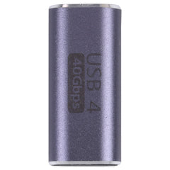 40Gbps USB-C / Type-C 4.0 Female to Female Alloy Adapter, Type-C 4.0 F to F