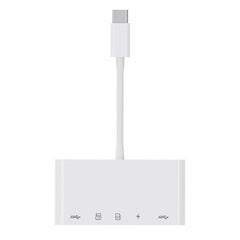 NK-1032TC 5 in 1 USB-C Male to SD / TF / 2xUSB / Type-C Female Adapter, NK1032TC