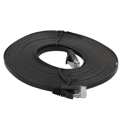 5m CAT6 Ultra-thin Flat Ethernet Network LAN Cable, Patch Lead RJ45, Length: 5m