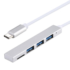 T-818 TF + 3 x USB 3.0 to USB-C / Type-C HUB Adapter