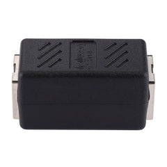 Crystal Network Straight Through Head-line Connector Pair Terminal Female to Double Head RJ45 Interface Extension Device, 2 Ports