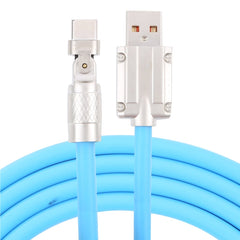 Mech Series 6A 120W USB to Type-C 180-degree Metal Plug Fast Charging Cable, Length: 1.2m, 1.2m Type-C, 1.2m 180-degree Type-C