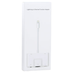NK-1033 5 in 1 8 Pin Male to Dual USB + 3.5mm AUX + Ethernet + 8 Pin Power Female Adapter, NK-1033