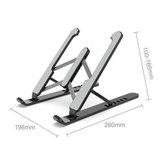 Laptop Stand Desktop Raise Bracket Cooling Base Lifting Holder Foldable, Pro-8