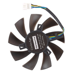 T129215SU 4 Pin Two Ball-Bearing Replace Cooling Fan for MSI Gigabyte GTX 1060 RX 480 460 570 580 R9 290X RX 550 Card Cooler Fan, Diameter: 85mm, 4 Pin Male