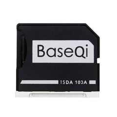 BASEQI Hidden Aluminum Alloy SD Card Case for Macbook Pro (Mid-2012) (not Retina) Laptops, For Macbook Pro Mid-2012 (not Retina)