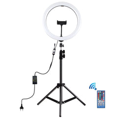 PULUZ 11.8 inch 30cm RGB Light 1.1m Tripod Mount Dimmable LED Ring Vlogging Selfie Photography Video Lights Live Broadcast Kits with Cold Shoe Tripod Ball Head & Phone Clamp, 12 inch RGB+Tripod(EU), 11.8 inch RGB+Tripod(AU)