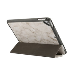 Marble Texture Pattern Horizontal Flip Case for iPad 9.7 (2018) , with Three-folding Holder & Pen Slots, For iPad 9.7 (2018), For iPad 9.7 (2018) & iPad Air & iPad Air 2 & iPad Pro 9.7 & iPad 9.7 2017