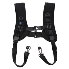 PULUZ Quick Release Double Shoulder Harness Soft Pad Decompression Foam Strap Belt for DSLR Digital Cameras, Double Shoulder