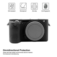 PULUZ Soft Silicone Protective Case for Sony ILCE-6500, For Sony ILCE-6500, For Sony A6500