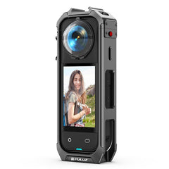 For Insta360 X4 PULUZ Aluminum Alloy Protective Cage Rig Expand Cold Shoe Housing Frame, For Insta360 X5