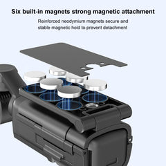 For DJI Osmo Pocket 3 PULUZ Folding Magnetic Mount Base Bracket, Magnetic Mount Base