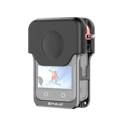 For DJI Osmo 360 PULUZ Aluminum Alloy Protective Cage Expansion Frame with Lens Cover, Protective Cage