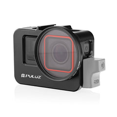 For Insta360 Ace Pro / Ace PULUZ Metal Rabbit Cage Adapter Frame with 52mm UV Filter & Adapter Ring, For Insta360 Ace Meta Cage 2