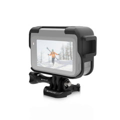 For Insta360 Ace Pro PULUZ Plastic Cage Expansion Adapter Frame with Cold Shoe Base, For Insta360 Ace Pro Plastic Cage