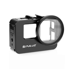 For Insta360 Ace Pro / Ace PULUZ Metal Rabbit Cage Adapter Frame with 52mm UV Filter & Adapter Ring, For Insta360 Ace Metal Cage 1