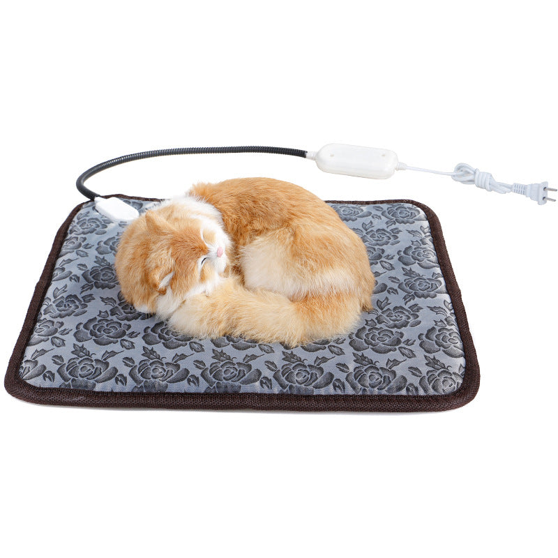 Pet Heating Pad for Dogs & Cats – Waterproof Heated Mat | Chew-Resistant Winter Warmer