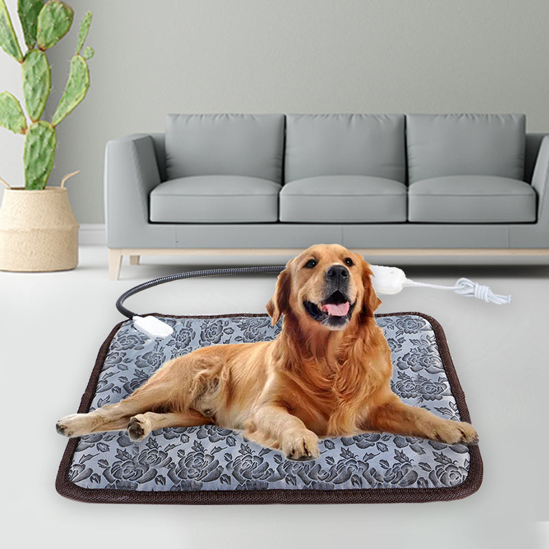 Pet Heating Pad for Dogs & Cats – Waterproof Heated Mat | Chew-Resistant Winter Warmer