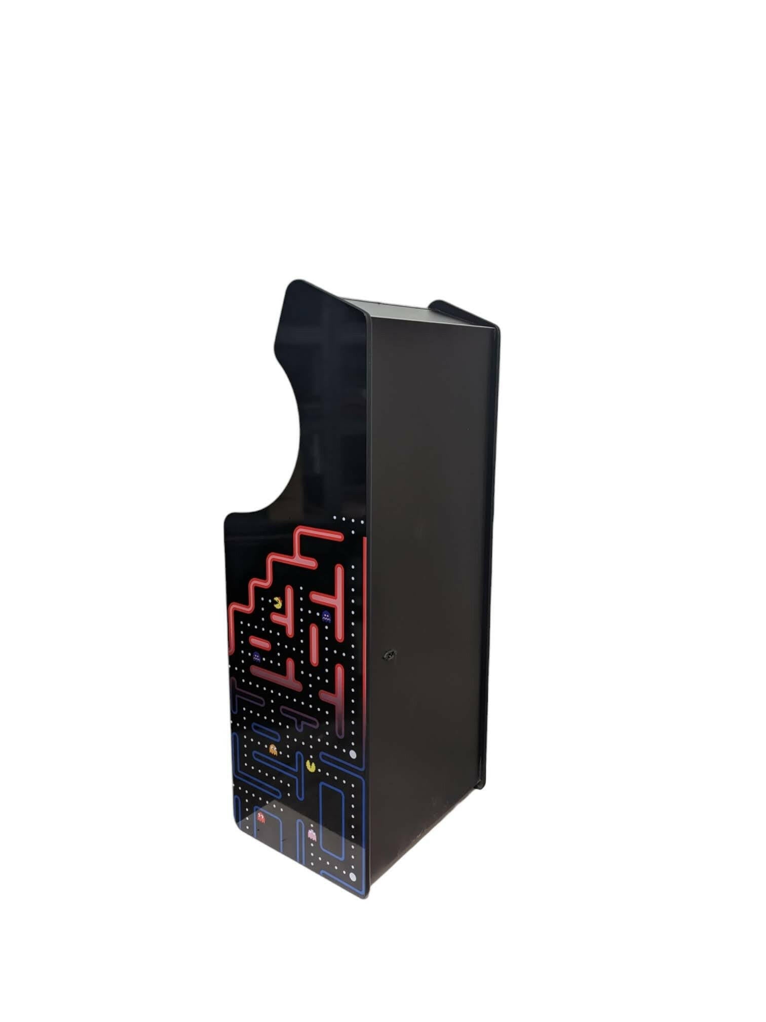 Deluxe 24 Home Edition Pacman dark theme arcade game from Roll Model Arcade, featuring a classic Pacman cabinet with dark design.