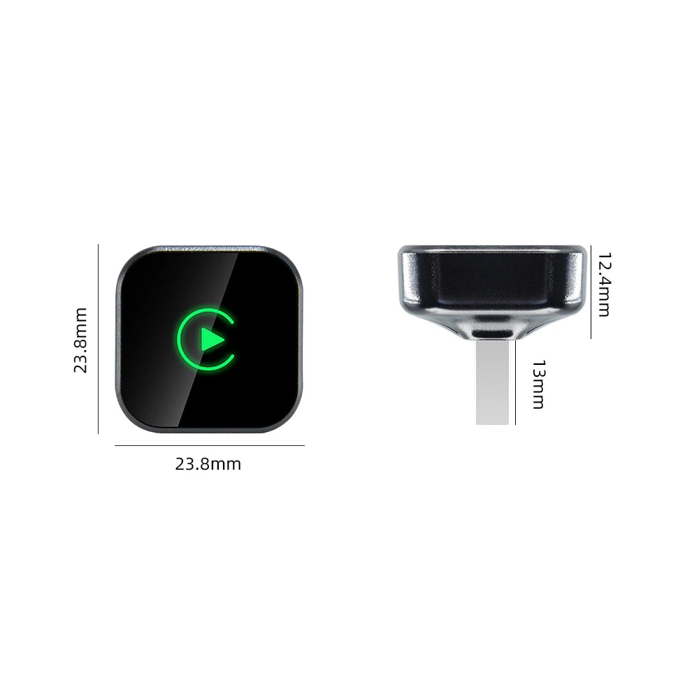 Qzonnect 2025 New Wireless CarPlay & Android Auto Adapter | Wireless Dongle – Ultra-Compact | For Factory-Wired CarPlay AA