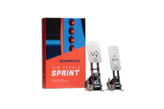 Heusinkveld Sprint 2-Pedal Set by Trak Racer UK in black featuring professional sim racing brake and throttle pedals with load cell precision.