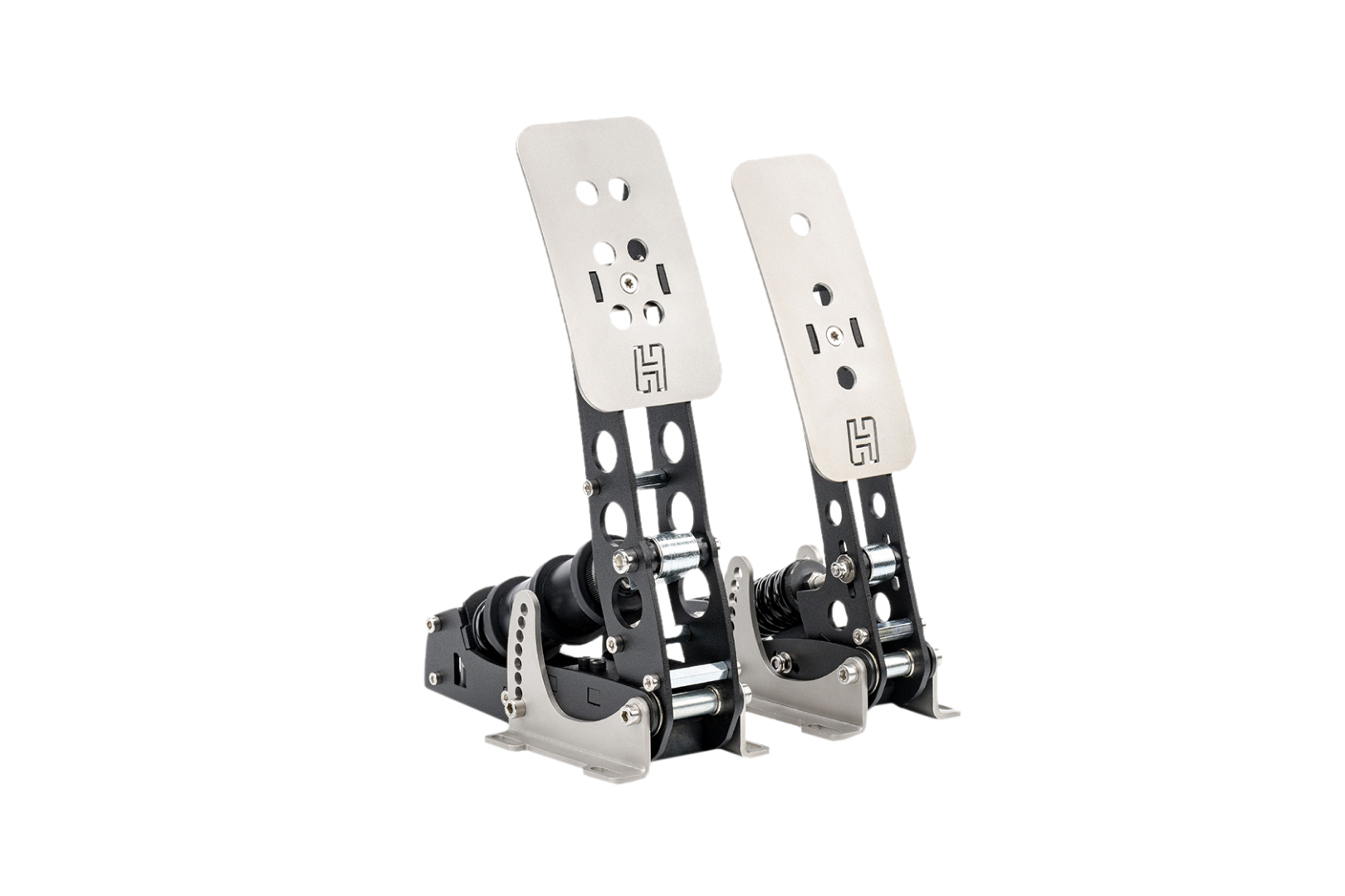 Trak Racer UK Heusinkveld Sprint 2-Pedal Set in black, professional sim racing brake and throttle pedals with load cell precision.