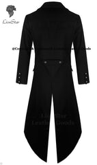 Men's Victorian Royal Leather Coat | Premium Cowhide | Full Length | Classic Elegance