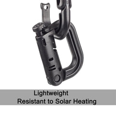 Plastic Portable Carabiner, 4 pcs in One Packaging, The Price is for 4 pcs (Light Grey), 4PCS Plastic Carabiner