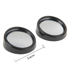 2 PCS SY-022 Car Vehicle Mirror Blind Spot Rear View Small Round Mirror, Diameter: about 5.6cm, SY-022(Black), SY-022